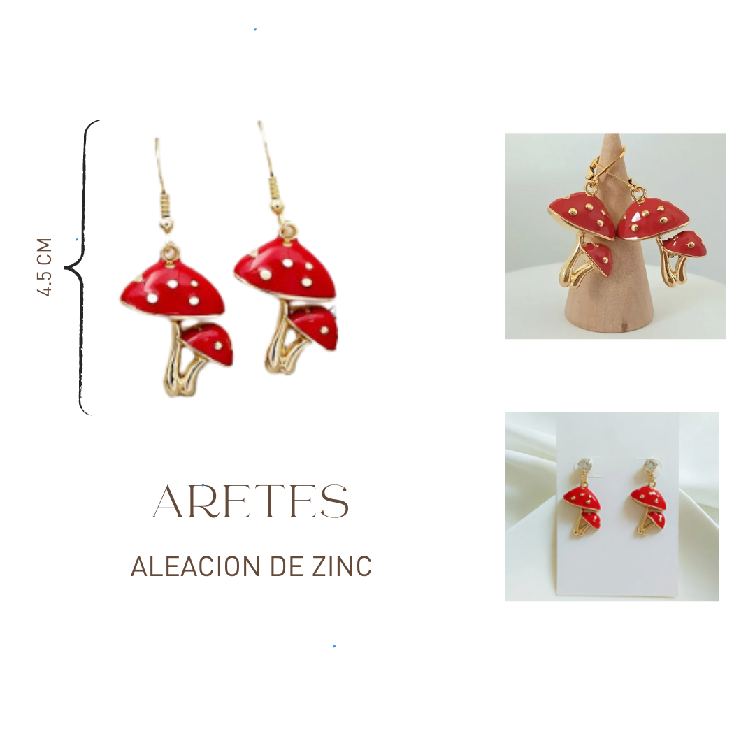 ARETES RED AMANITA