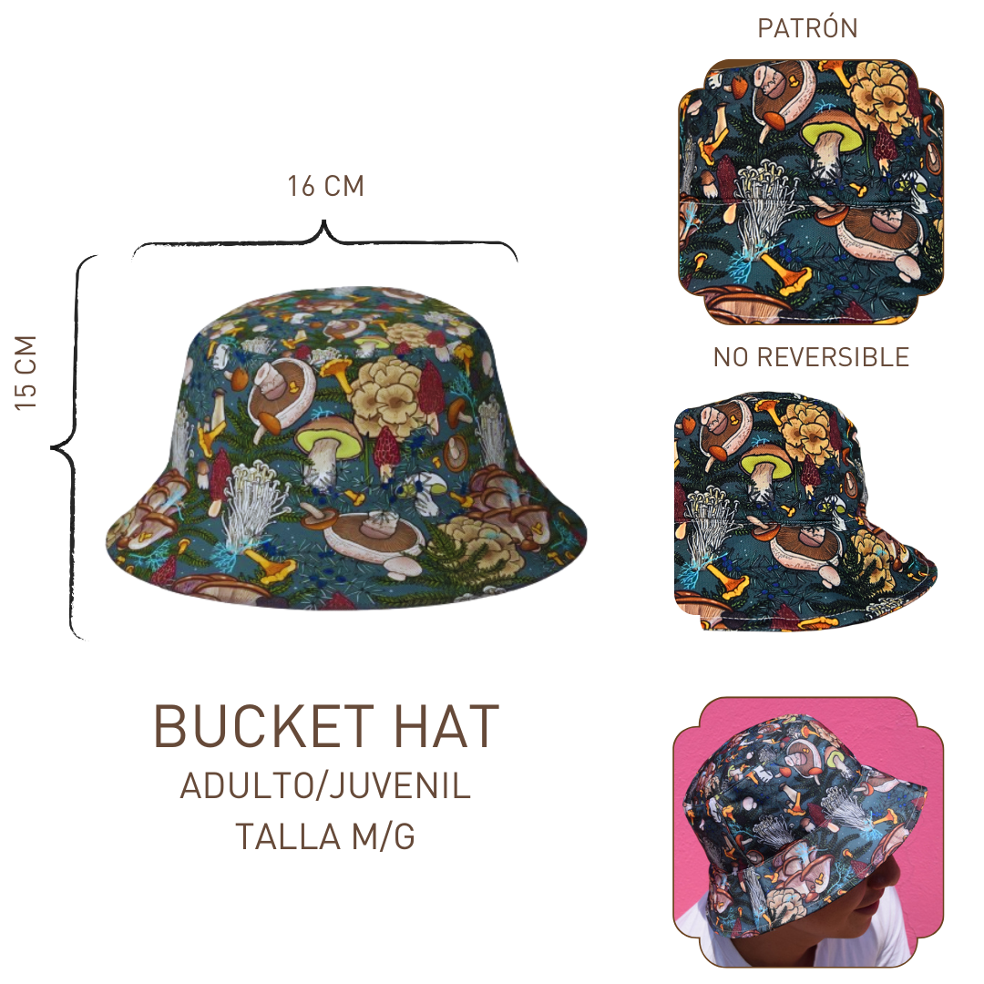 BUCKET HAT EDIBLE MUCHROOM