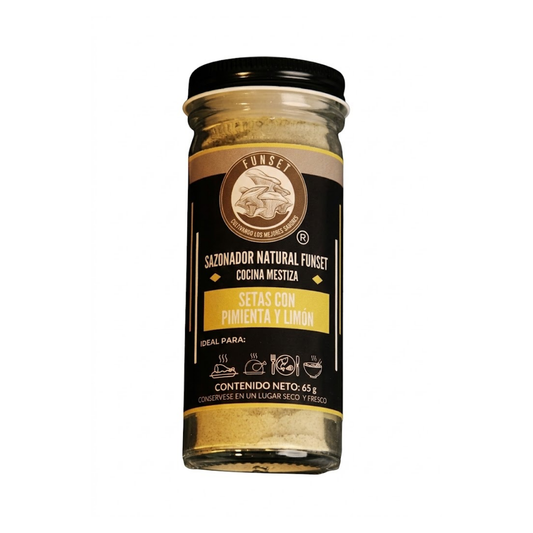 SAZONADOR GOURMET NATURAL SETAS CON PIMIENTA LIMÓN 80 GR