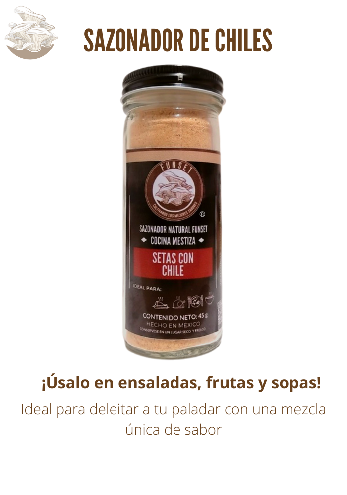 SAZONADOR NATURAL SETAS CON CHILES