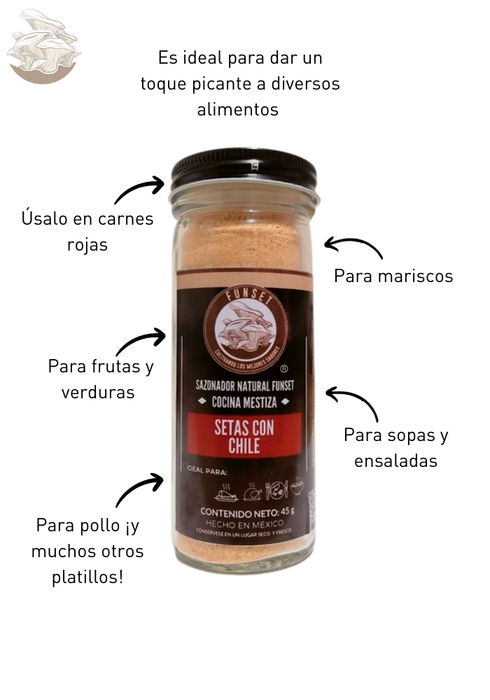 SAZONADOR NATURAL SETAS CON CHILES