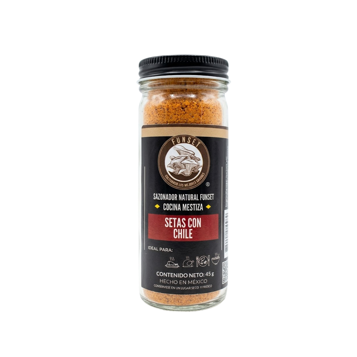 SAZONADOR GOURMET NATURAL SETAS CON CHILES 60 GR