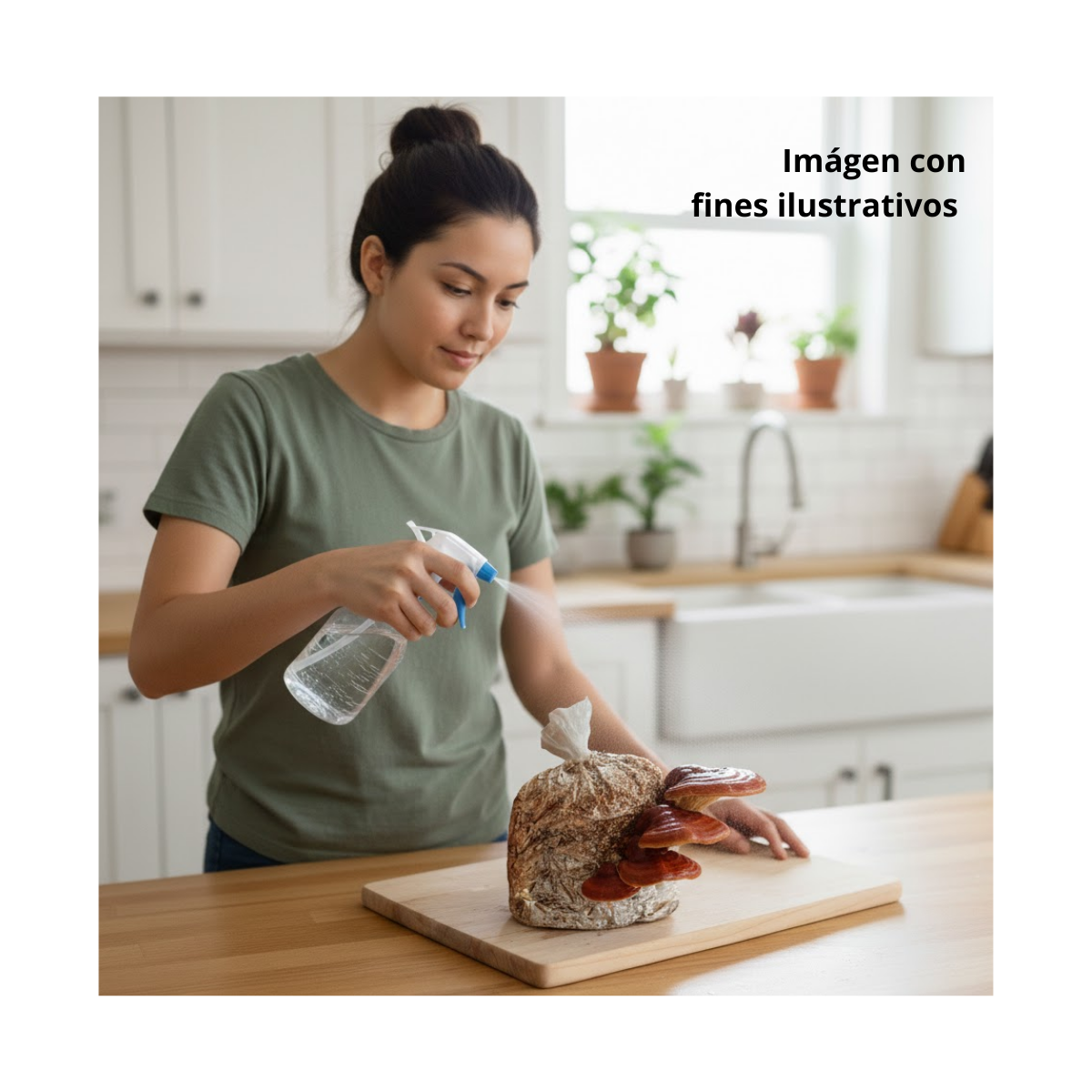 KIT DE CULTIVO EN CASA HONGO REISHI HONGO DE LA INMORTALIDAD FUNSET