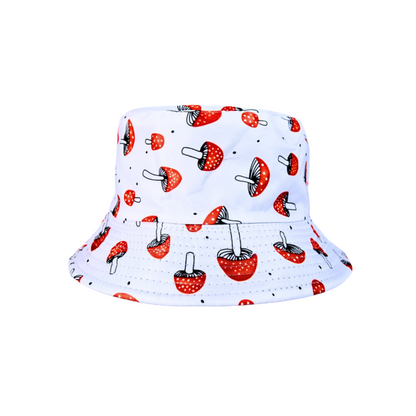 BUCKET HAT RED MUSHRROOM