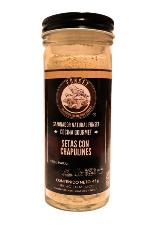 SAZONADOR NATURAL SETAS CON CHAPULINES