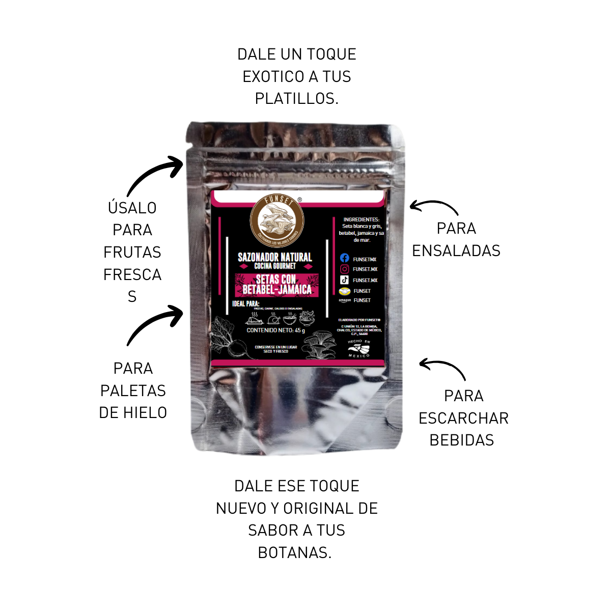 Sazonadores Naturales de Setas (40g-55g) - FUNSET®