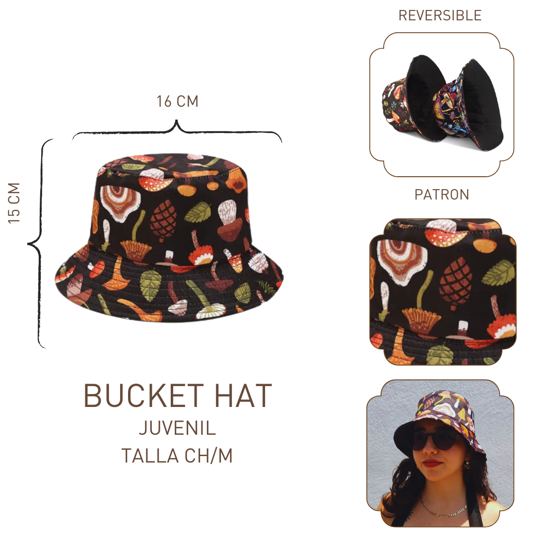 BUCKET HAT EDIBLE MUCHROOM