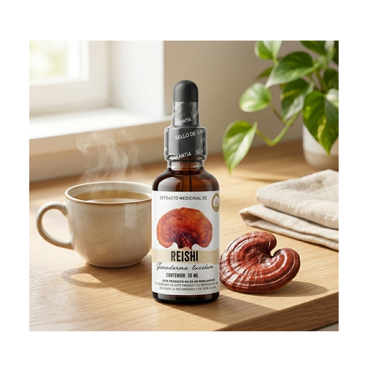 Extracto Reishi Ganoderma Lucidum 98% Concentración Funset