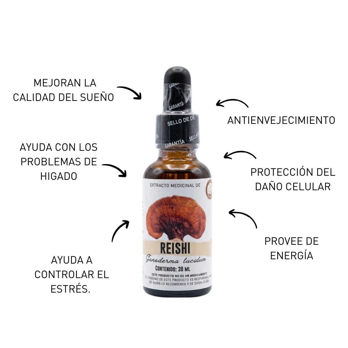 Extracto Reishi Ganoderma Lucidum 98% Concentración Funset