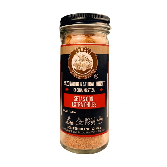 SAZONADOR GOURMET NATURAL SETAS CON EXTRACHILES 60 GR
