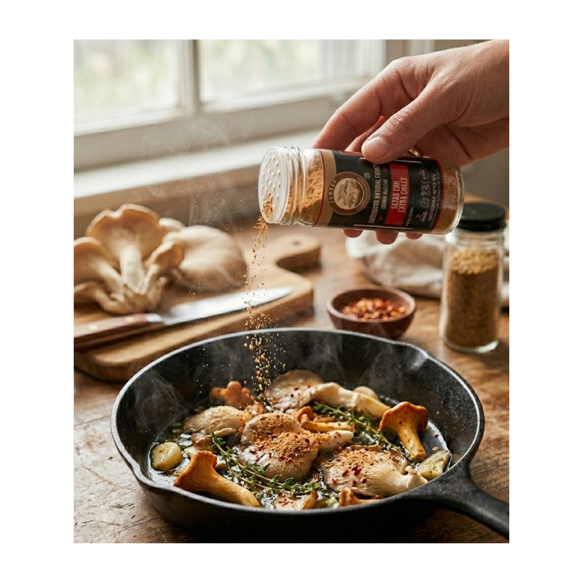 SAZONADOR GOURMET NATURAL SETAS CON EXTRACHILES 60 GR