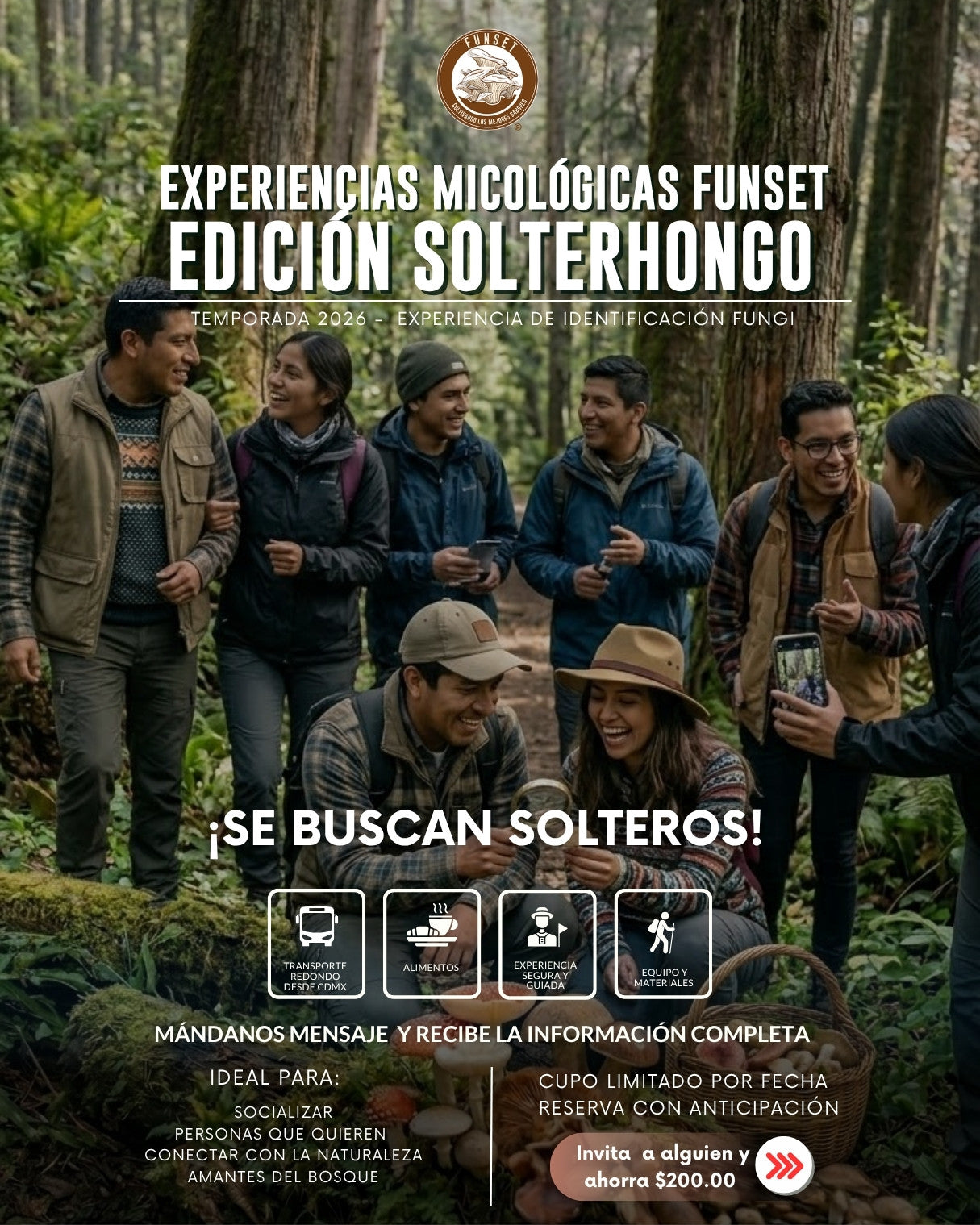 EXPERIENCIAS FUNGI: SOLTERHONGO