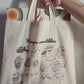 TOTE BAG DE MEZCLILLA ECOLOGICA DISEÑO HONGOS